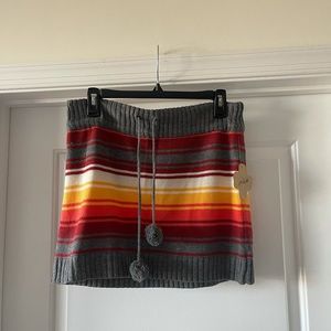 Junior girls knit mini skirt